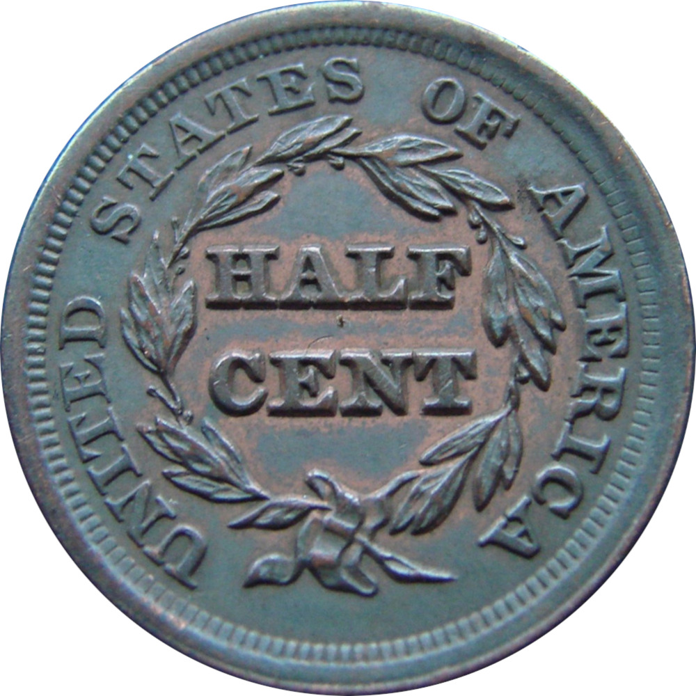 1853-1/2c-Braided-Hair-Half-Cent---Maybe-Fake?